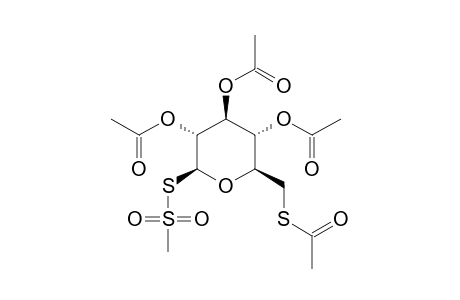 2,3,4-TRI-O-ACETYL-6-S-ACETYL-1-S-METHYLSULFONYL-1,6-DITHIO-BETA-D-GLUCOSE