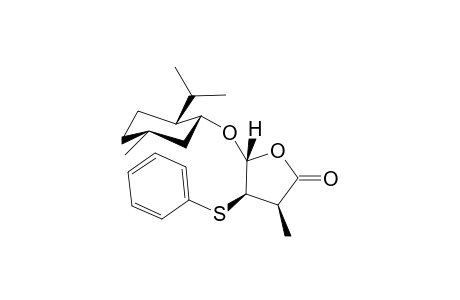 (3R,4R,5R)-5-{(1R,2R,5S)-2-Isopropyl-5-methylcyclohexyloxy}-3-methyl-4-phenylsulfanyl-dihydrofuran-2-one