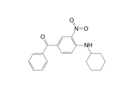 4-Cyclohexylamino-3-nitrobenzophenone