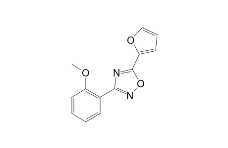 1,2,4-Oxadiazole, 5-(2-furanyl)-3-(2-methoxyphenyl)-