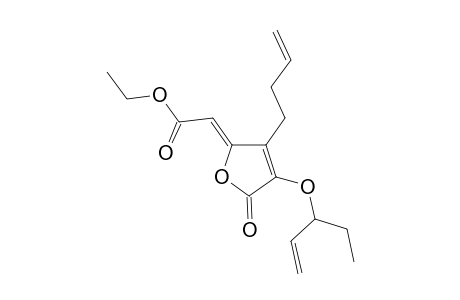 5-([(Ethoxycarbonyl)methylidene]-4-(but-3"-enyl)-3-[(1'-ethylprop-2'-enyl)oxy]-2,5-dihydrofuran-2-one