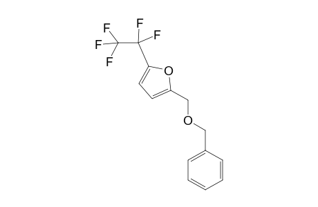 2-((Benzyloxy)methyl)-5-(perfluoroethyl)furan