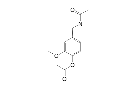 Acetamide, N-[[4-(acetyloxy)-3-methoxyphenyl]methyl]-