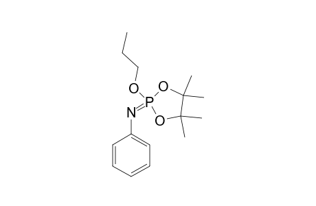 2-N-PHENYL-2-PROPYLOXY-4,4,5,5-TETRAMETHYL-1,3,2-DIOXAIMINOPHOSPHOLANE