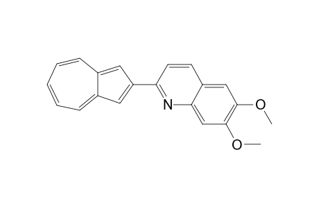 2-(2-azulenyl)-6,7-dimethoxyquinoline