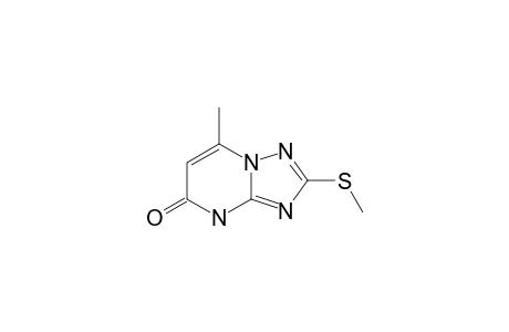 7-methyl-2-methylsulfanyl-1H-[1,2,4]triazolo[1,5-a]pyrimidin-5-one