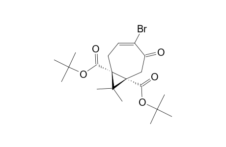 DI-TERT.-BUTYL-CIS-4-BrOMO-8,8-DIMETHYL-5-OXOBICYClO-[5.1.0]-OCT-3-ENE-1,7-DICARBOXYLATE