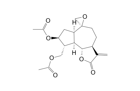 3,15-DI-O-ACETYL-10-ALPHA(14)-EPOXYAMPHORICARPOLIDE