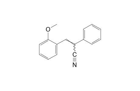 3-(o-methoxyphenyl)-2-phenylacrylonitrile
