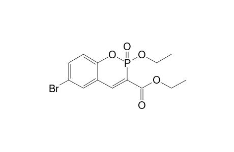 Ethyl 6-bromo-2-ethoxy-2-oxo-2H-1,2-benzoxaphosphorine-3-carboxylate