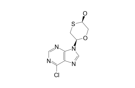 CIS-6-CHLORO-9-(5-HYDROXY-1-OXA-4-THIACYCLOHEXAN-2-YL)-9H-PURINE