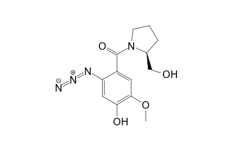 (2S)-N-(2-Azido-4-hydroxy-5-methoxybenzoyl)-2-hydroxymethylpyrrolidine