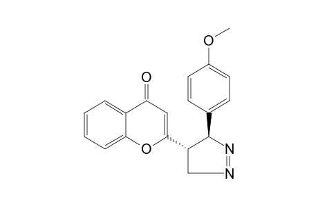 2-[(3S,4S)-3-(4-methoxyphenyl)-4,5-dihydro-3H-pyrazol-4-yl]chromone
