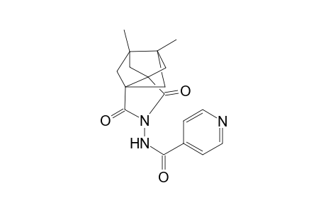 3-(Isonicotinoylamino)-7,8-dimethyl-3-azatetracyclo[5.2.1.1(5,8).0(1,5)]undecane-2,4-dione