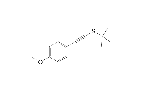 Tert-Butyl((4-methoxyphenyl)ethynyl)sulfane