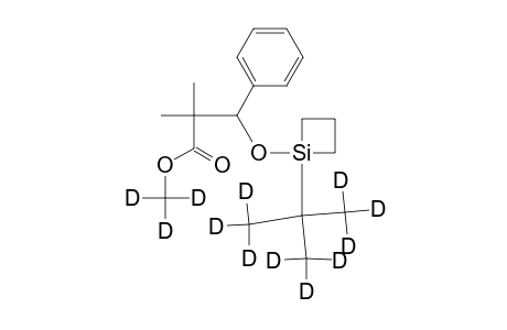 Methyl-d(3)- 2,2-dimethyl-3-[(1-(1,1-dimethylethyl-d(9))silacyclobut-1-yl)oxy]-3-phenylpropanoate
