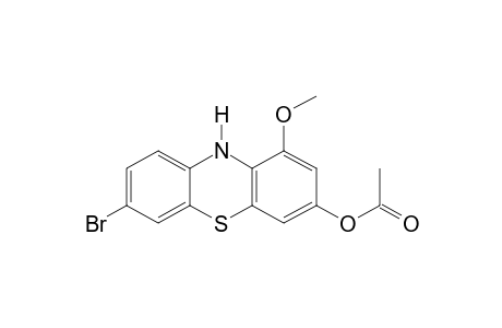 7-BROMO-1-METHOXYPHENOTHIAZIN-3-OL, ACETATE (ESTER)