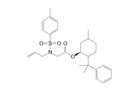 (S)-N-Tosylallylglycine 8-(R)-phenylmenthyl ester