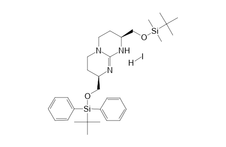 (2S,8R)-2-[[(tert-butyldimethylsilyl0oxy]methyl]-8-[[(tert-butyldiphenylsilyl)oxy]methyl-3,4,6,7,8,9-hexahydro-2H-pyrimido[1,2-a]pyrimidine hydroiodide