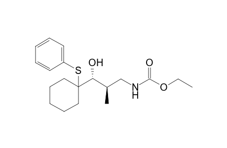 [3-Hydroxy-2-methyl-3-(1-phenylsulfanyl-cyclohexyl)-propyl]-carbamic acid ethyl ester