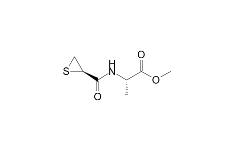 (S)-2-[((R)-Thiiranecarbonyl)-amino]-propionic acid methyl ester