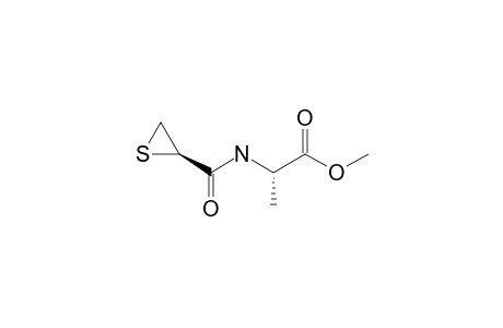 (S)-2-[((R)-Thiiranecarbonyl)-amino]-propionic acid methyl ester