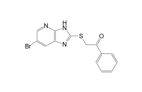 2-[(6-bromo-3H-imidazo[4,5-b]pyridin-2-yl)sulfanyl]-1-phenylethanone
