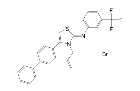 (3-allyl-4-biphenyl-4-yl-3H-thiazol-2-ylidene)-(3-trifluoromethyl-phenyl)-amine