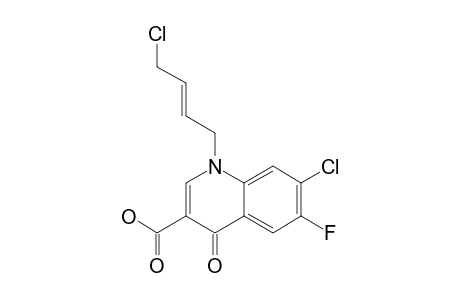 7-CHLORO-1-[(E)-4-CHLORO-2-BUTENE-1-YL]-1,4-DIHYDRO-6-FLUORO-4-OXO-QUINOLINE-3-CARBOXYLIC-ACID