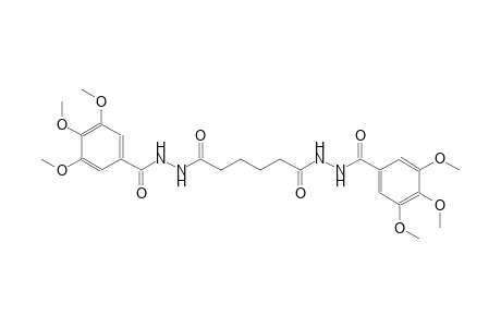 3,4,5-trimethoxy-N'-{6-oxo-6-[2-(3,4,5-trimethoxybenzoyl)hydrazino]hexanoyl}benzohydrazide