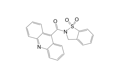 9-[(1,1-Dioxido-2(3H)-isothiazolyl)carbonyl]acridine