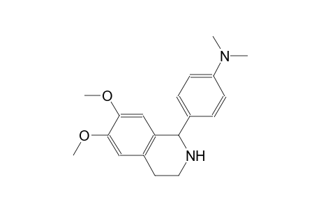 benzenamine, N,N-dimethyl-4-(1,2,3,4-tetrahydro-6,7-dimethoxy-1-isoquinolinyl)-