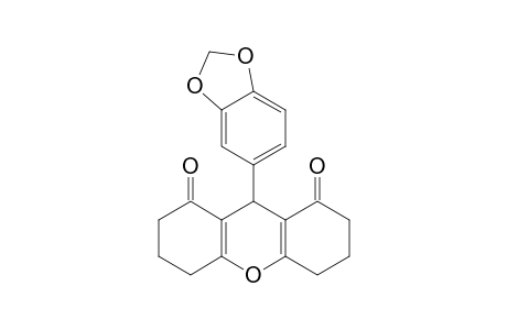 9-(1,3-benzodioxol-5-yl)-3,4,5,6,7,9-hexahydro-1H-xanthene-1,8(2H)-dione