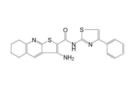 3-Amino-N-(4-phenyl-1,3-thiazol-2-yl)-5,6,7,8-tetrahydrothieno[2,3-b]quinoline-2-carboxamide