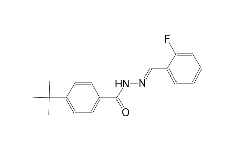4-tert-butyl-N'-[(E)-(2-fluorophenyl)methylidene]benzohydrazide