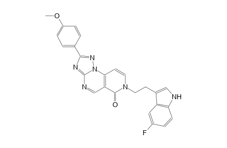 pyrido[3,4-e][1,2,4]triazolo[1,5-a]pyrimidin-6(7H)-one, 7-[2-(5-fluoro-1H-indol-3-yl)ethyl]-2-(4-methoxyphenyl)-