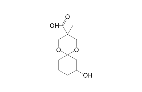 8-Hydroxy-3-methyl-1,5-dioxaspiro[5.5]undecane-3-carboxylic acid
