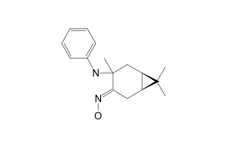 3-PHENYLAMINO-CAR-3-ENE-4-OXIME