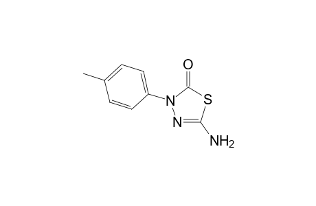 2-Amino-4-(4-methylphenyl)-1,3,4-thiadiazolin-5-one