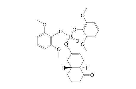 Phosphoric acid, bis(2,6-dimethoxyphenyl) 1,4,4a,5,6,7,8,8a-octahydro-5-oxo-2-naphthalenyl ester, trans-