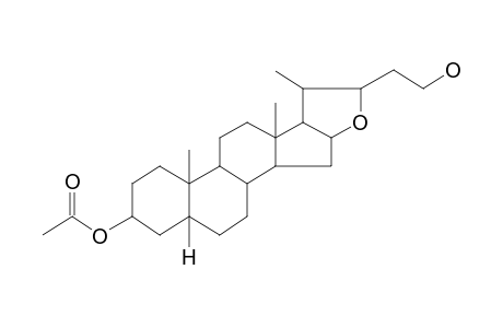 Cholan-16,22-epoxy-3.beta.,24-diol 3-o-acetyl-