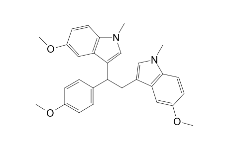3,3'-(1-(4-Methoxyphenyl)ethane-1,2-diyl)bis(5-methoxy-1-methyl-1H-indole)