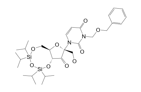 3-N-BENZYLOXYMETHYL-1-[4,6-O-(1,1,3,3-TETRAISOPROPYLDISILOXANE-1,3-DIYL)-ALPHA-D-ERYTHRO-2,3-HEXODIULOFURANOSYL]-URACIL