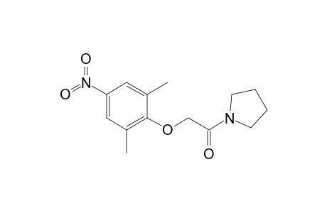 2-(2,6-dimethyl-4-nitrophenoxy)-1-(pyrrolidin-1-yl)ethan-1-one
