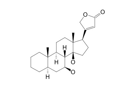 PROCERAGENIN;7-BETA,14-BETA-DIHYDROXY-5-ALPHA-CARD-20-(22)-ENOLIDE