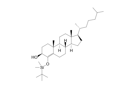 (3S,8S,9S,10R,13R,14S,17R)-4-[tert-butyl(dimethyl)silyl]oxy-10,13-dimethyl-17-[(2R)-6-methylheptan-2-yl]-2,3,6,7,8,9,11,12,14,15,16,17-dodecahydro-1H-cyclopenta[a]phenanthren-3-ol