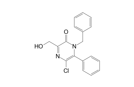 1-Benzyl-5-chloro-3-hydroxymethyl-6-phenyl-2(1H)-pyrazinone