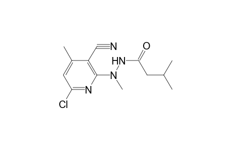 3-Methylbutyric acid, N'-(6-chloro-3-cyano-4-methylpyridin-2-yl)-N'-methylhydrazide