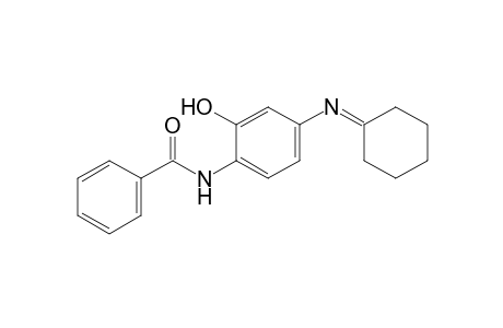 N-(4-(cyclohexylideneamino)-2-hydroxyphenyl)benzamide