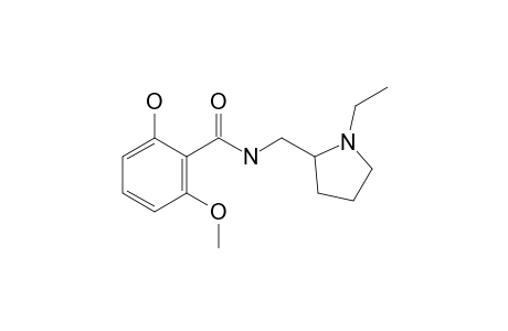N-[(1-ethylpyrrolidin-2-yl)methyl]-2-hydroxy-6-methoxybenzamide